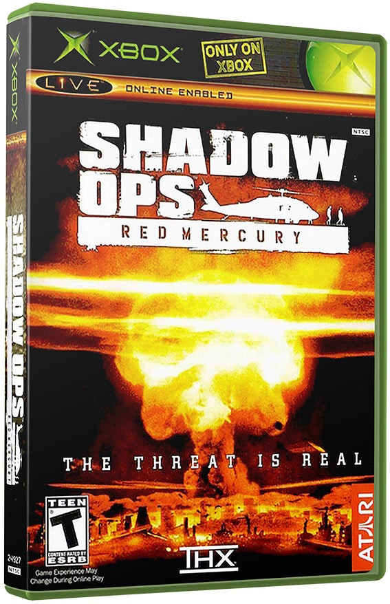 Shadow Ops - Red Mercury Used Microsoft XBOX Original Video Game