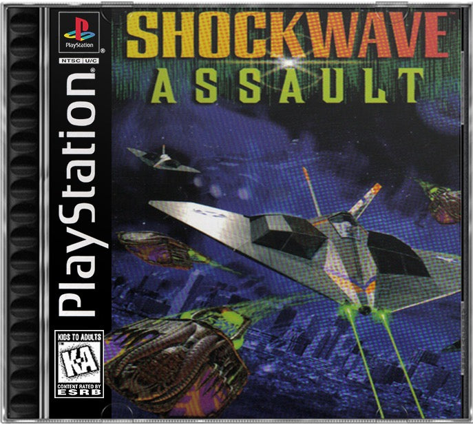 Shockwave Assault PS1 Sony Playstation 1 Used Video Game