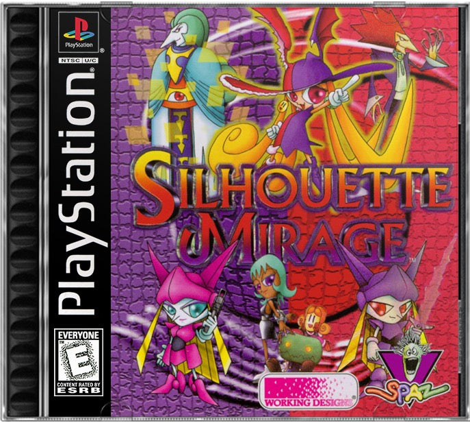 Silhouette Mirage PS1 Sony Playstation 1 Used Video Game