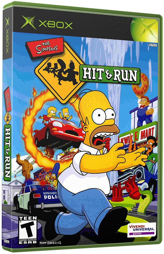 Simpsons, The - Hit and Run Used Microsoft XBOX Original Video Game