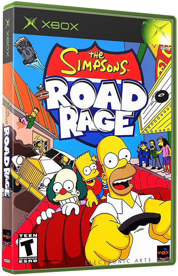 Simpsons, The - Road Rage Used Microsoft XBOX Original Video Game
