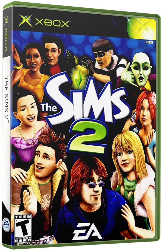 Sims 2, The Used Microsoft XBOX Original Video Game