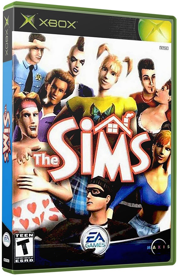 Sims, The Used Microsoft XBOX Original Video Game