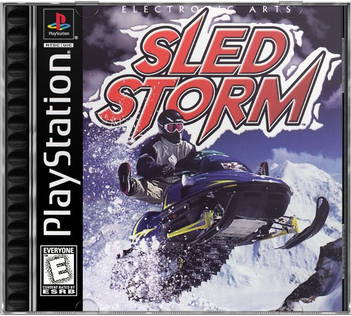Sled Storm PS1 Sony Playstation 1 Used Video Game