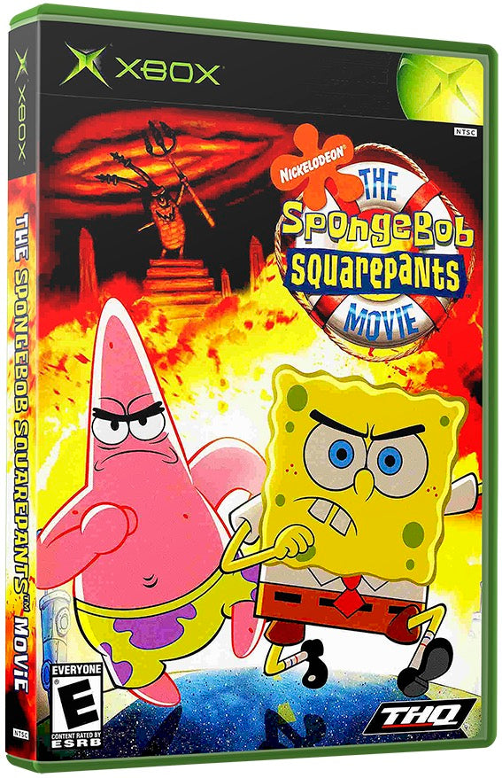 SpongeBob SquarePants - The Movie Used Microsoft XBOX Original Video Game