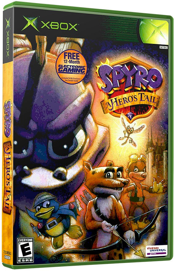 Spyro - A Hero's Tail Used Microsoft XBOX Original Video Game