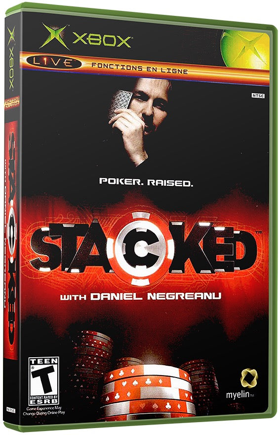 Stacked with Daniel Negreanu Used Microsoft XBOX Original Video Game