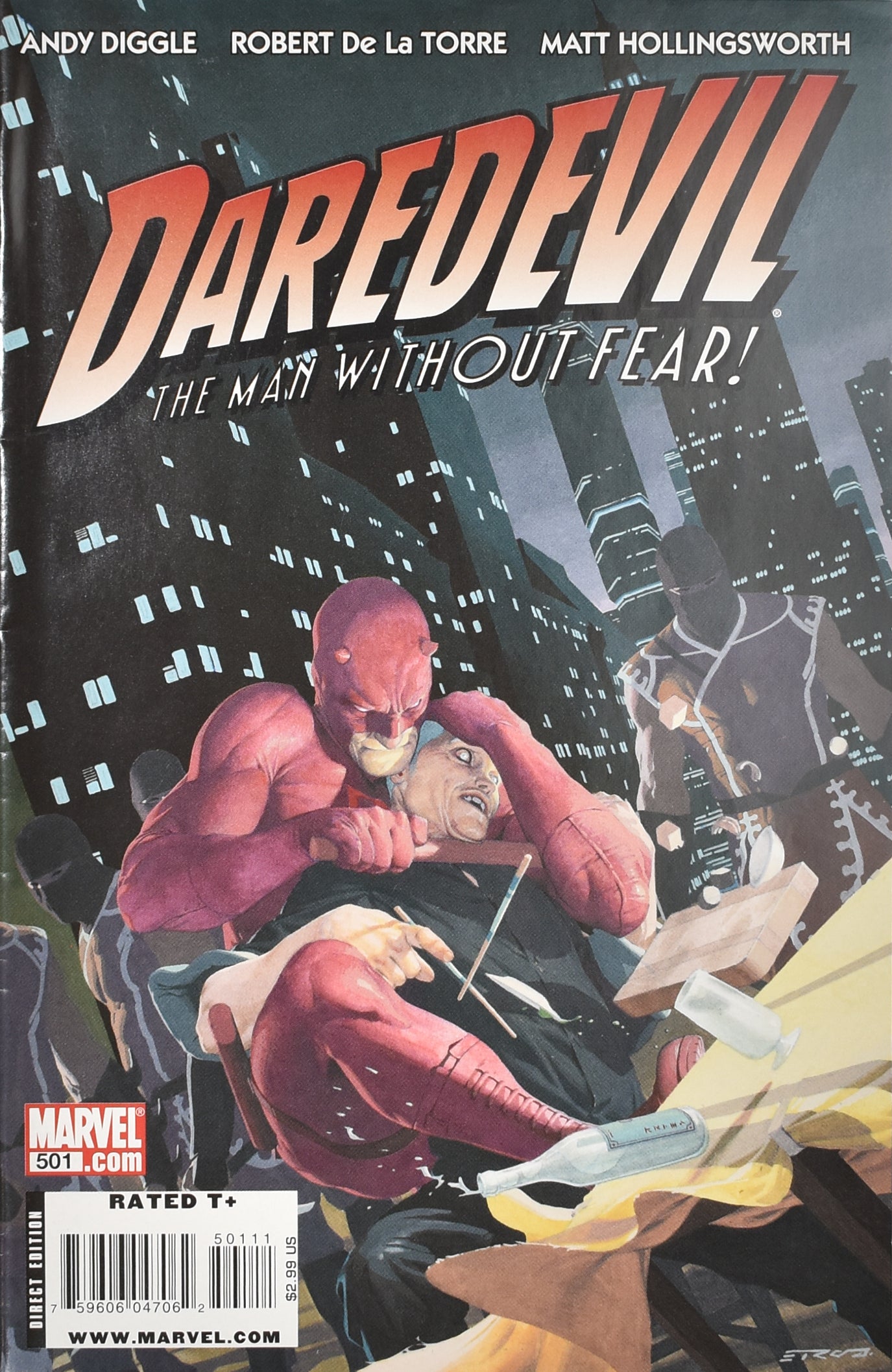 Dare devil Comic Book The Man Without Fear