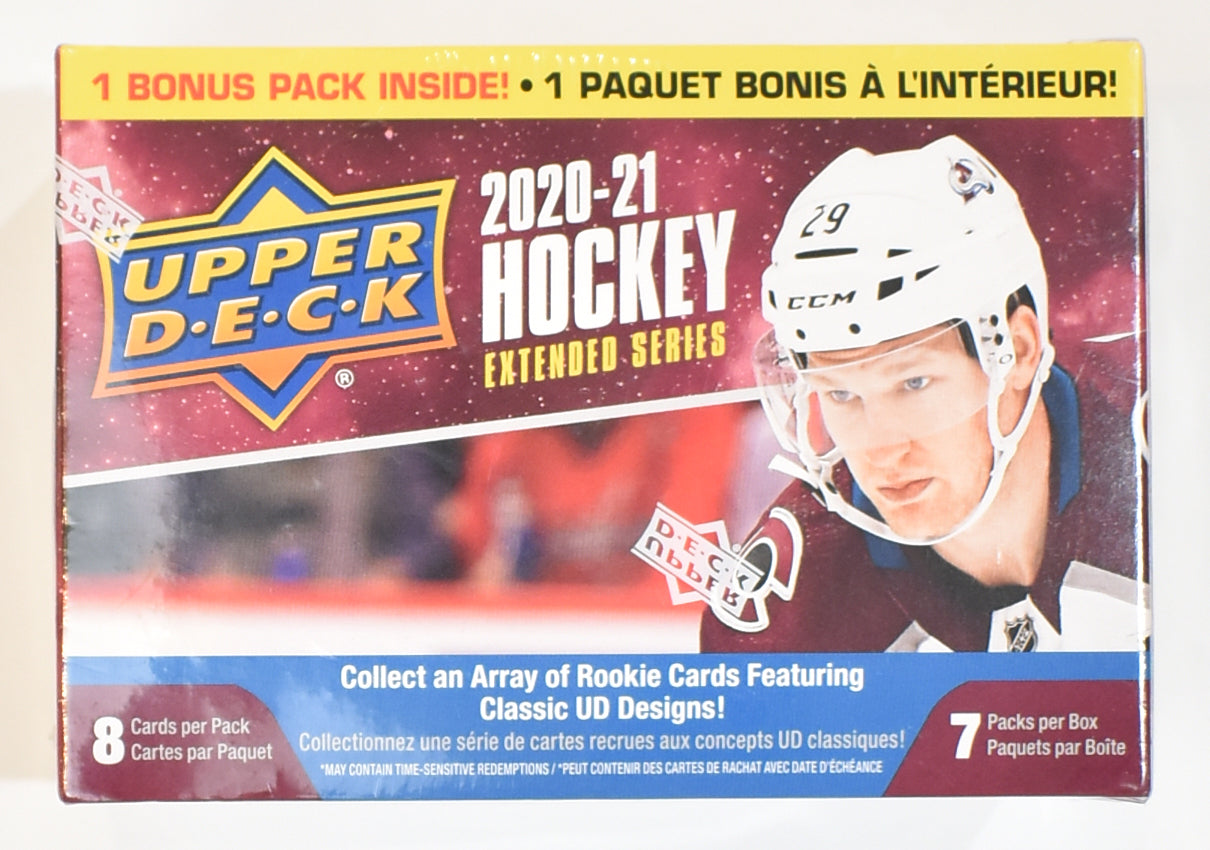 Upper Deck 2021 Hockey Extended Series 7 Packs 8 Cards Per Pack New