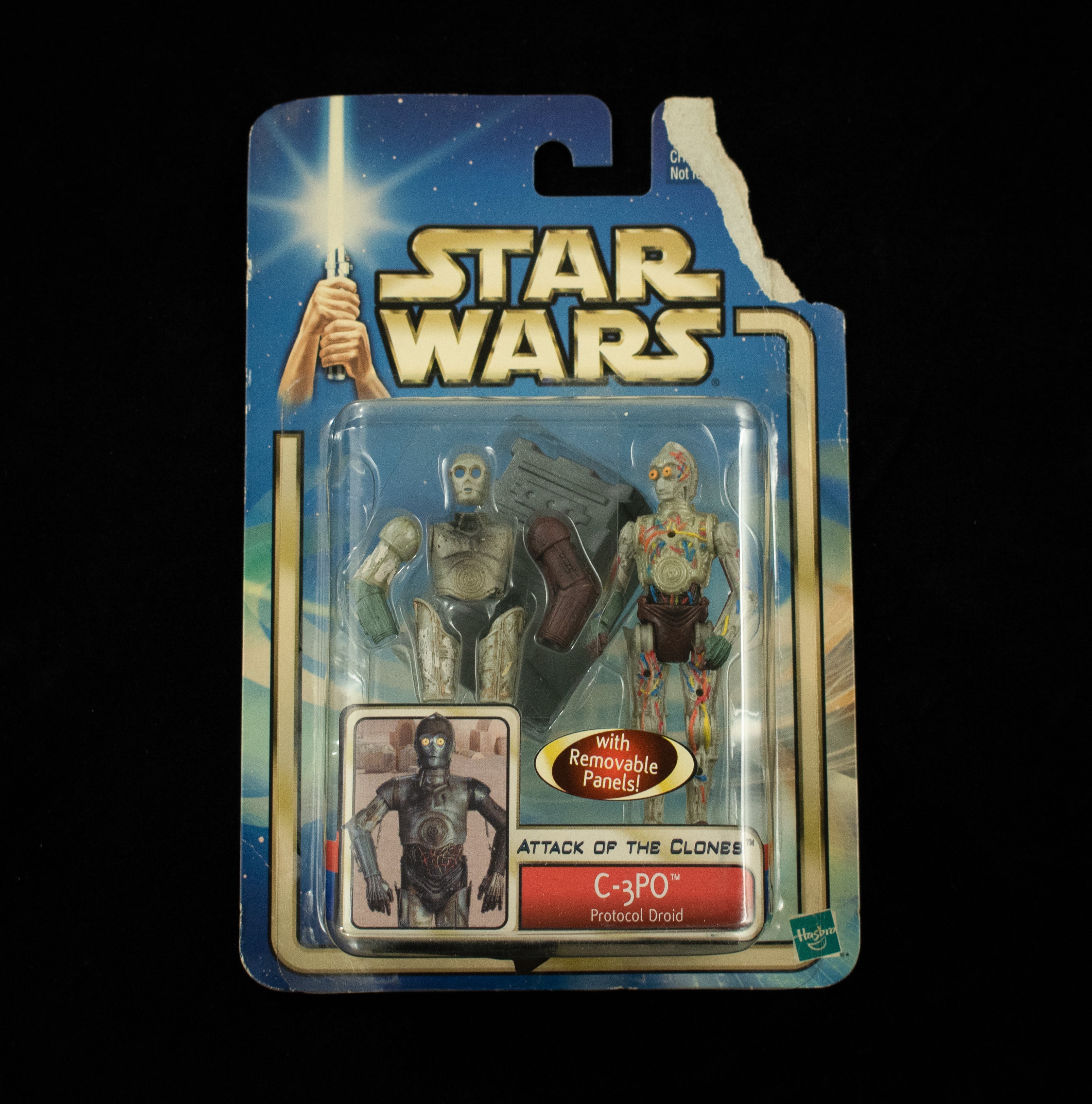C-3PO Protocol Droid Star Wars Action Figure Saga Hasbro 2002
