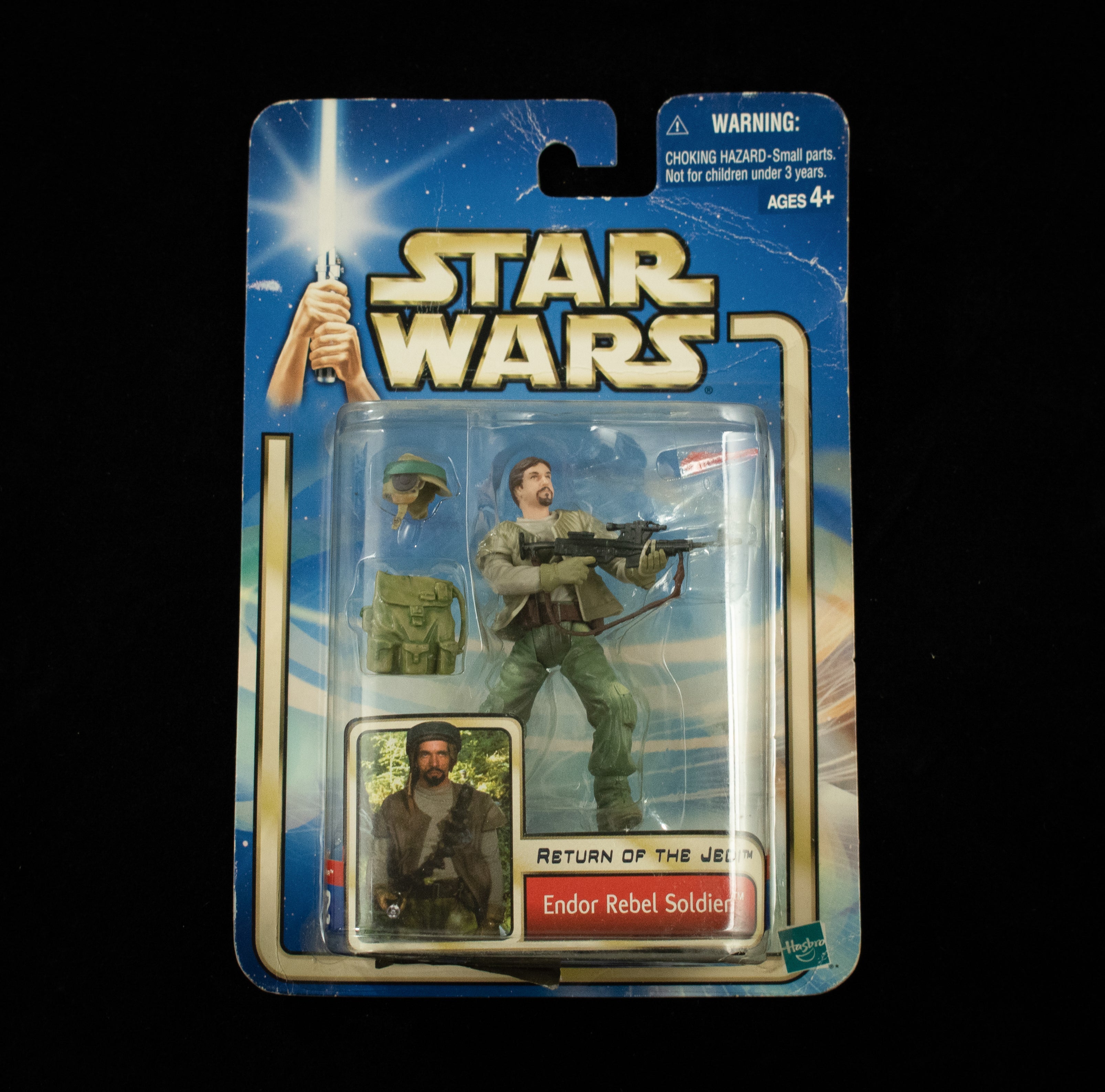 Endor Rebel Soldier Return of the Jedi Star Wars Action Figure Hasbro 2002