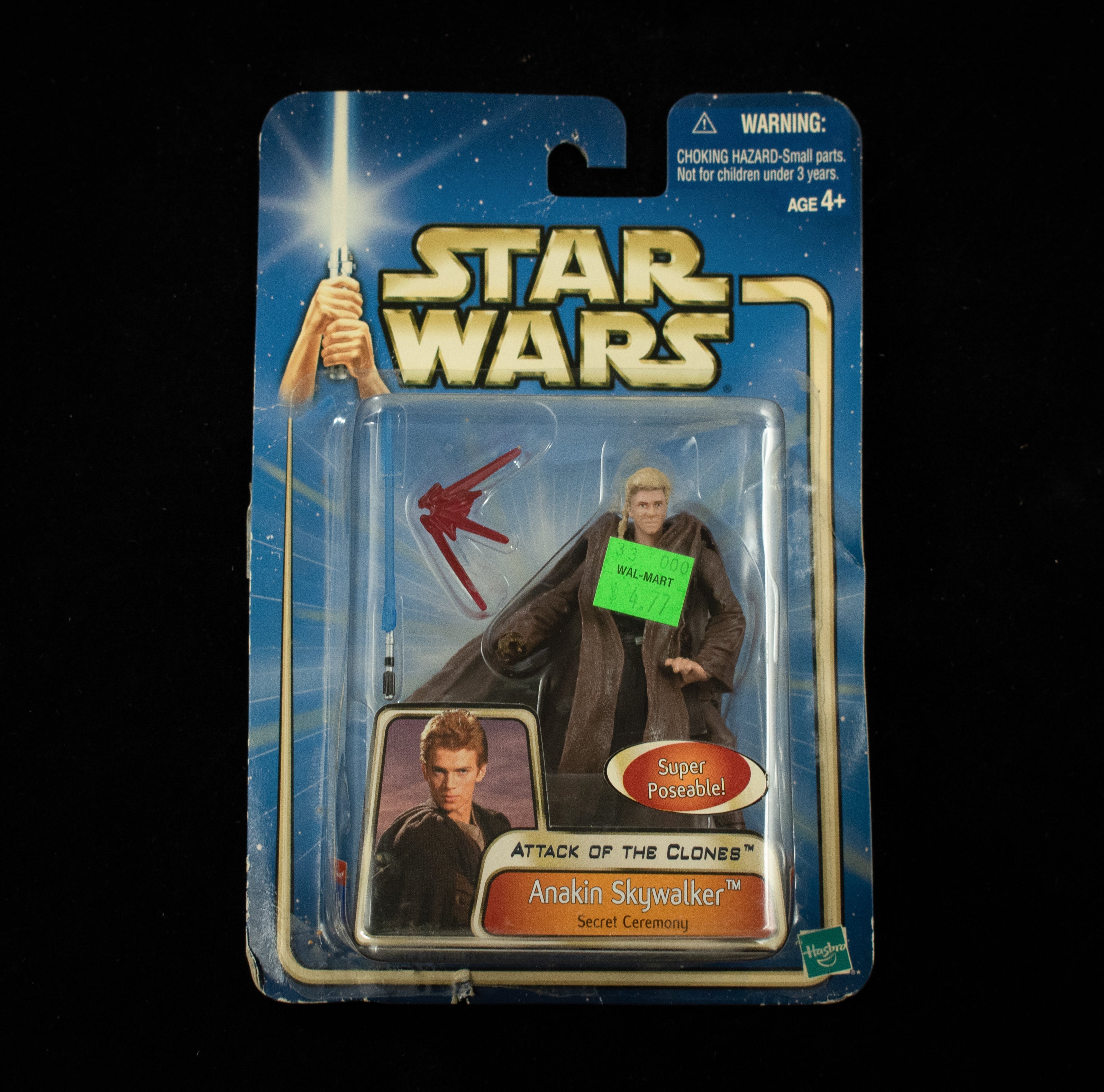 Anakin Skywalker Attack of the Clones Action Figure Sagas 2002