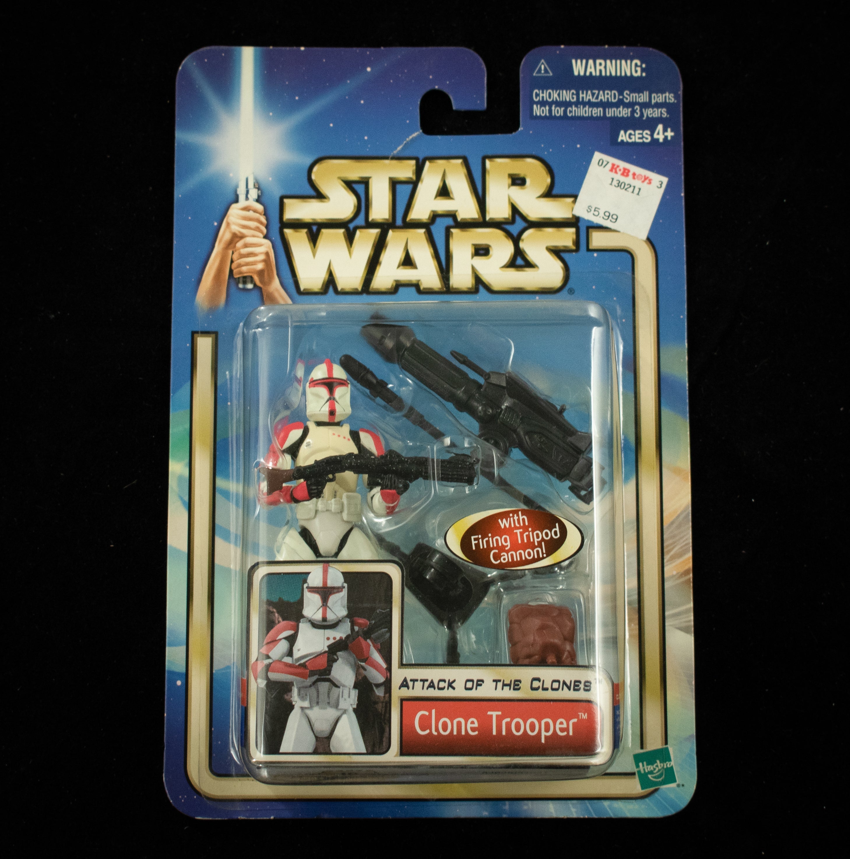 Clone Trooper Attack of the Clones Star Wars Saga Action Figure Hasbro 2002