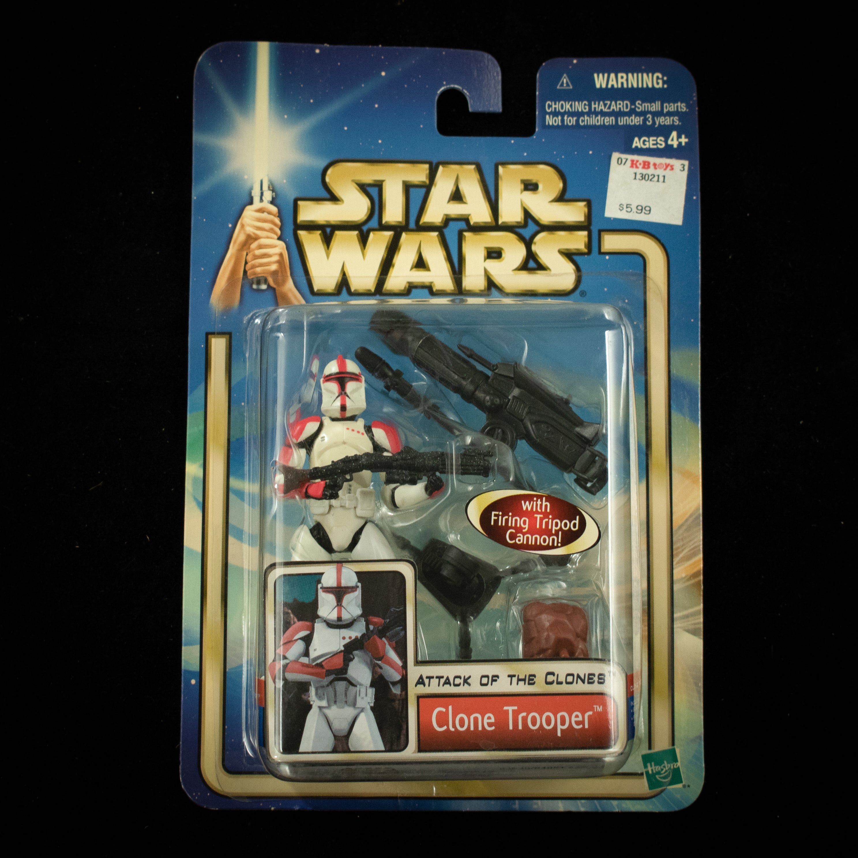 Clone Trooper Attack of the Clones Star Wars Saga Action Figure Hasbro 2002