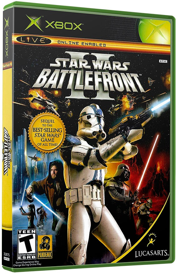 Star Wars - Battlefront II Used Microsoft XBOX Original Video Game