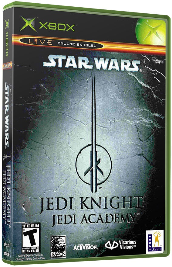 Star Wars - Jedi Knight - Jedi Academy Used Microsoft XBOX Original Video Game