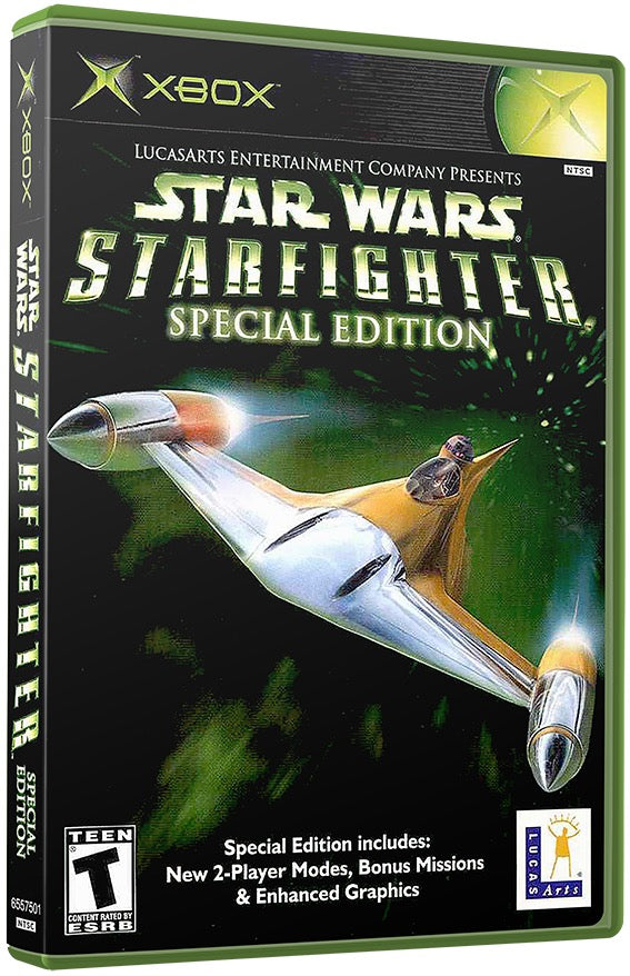 Star Wars - Starfighter Used Microsoft XBOX Original Video Game