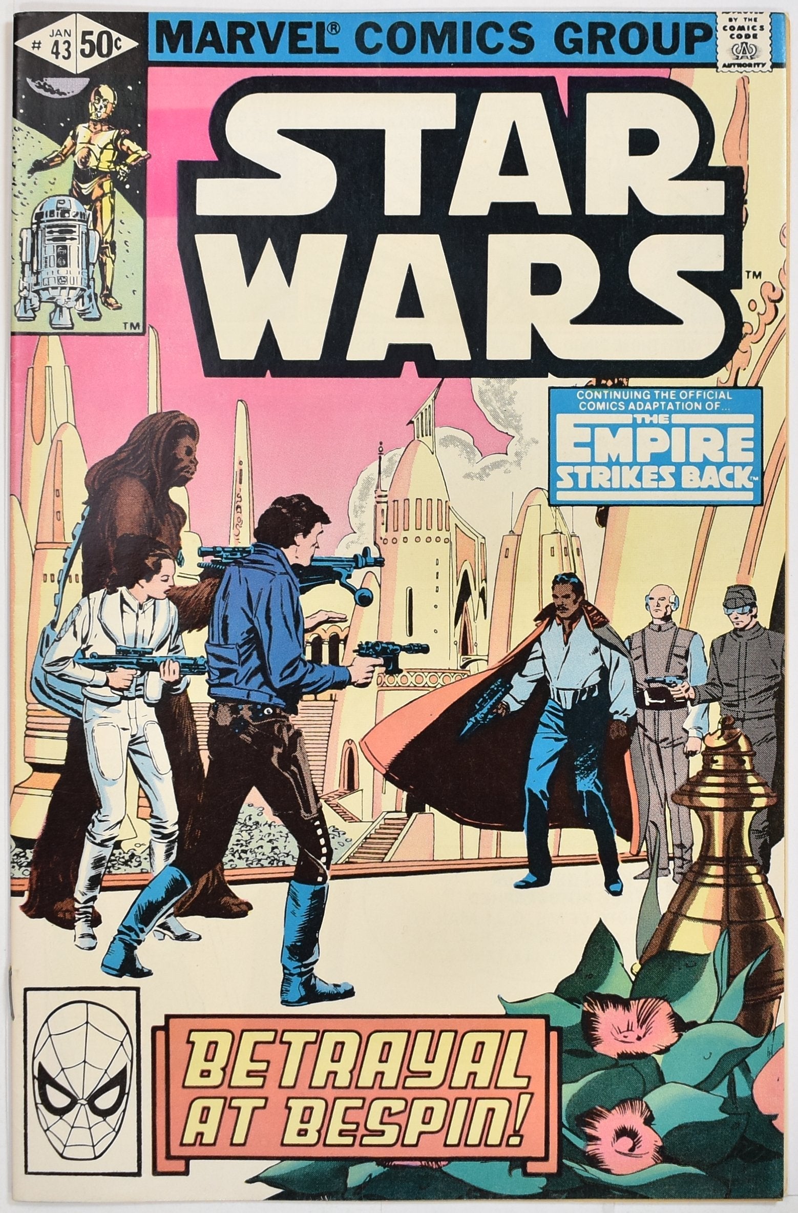 Star Wars Comic Book 43 JAN Marvel Comics Group The Greatest Space Fantasy Film