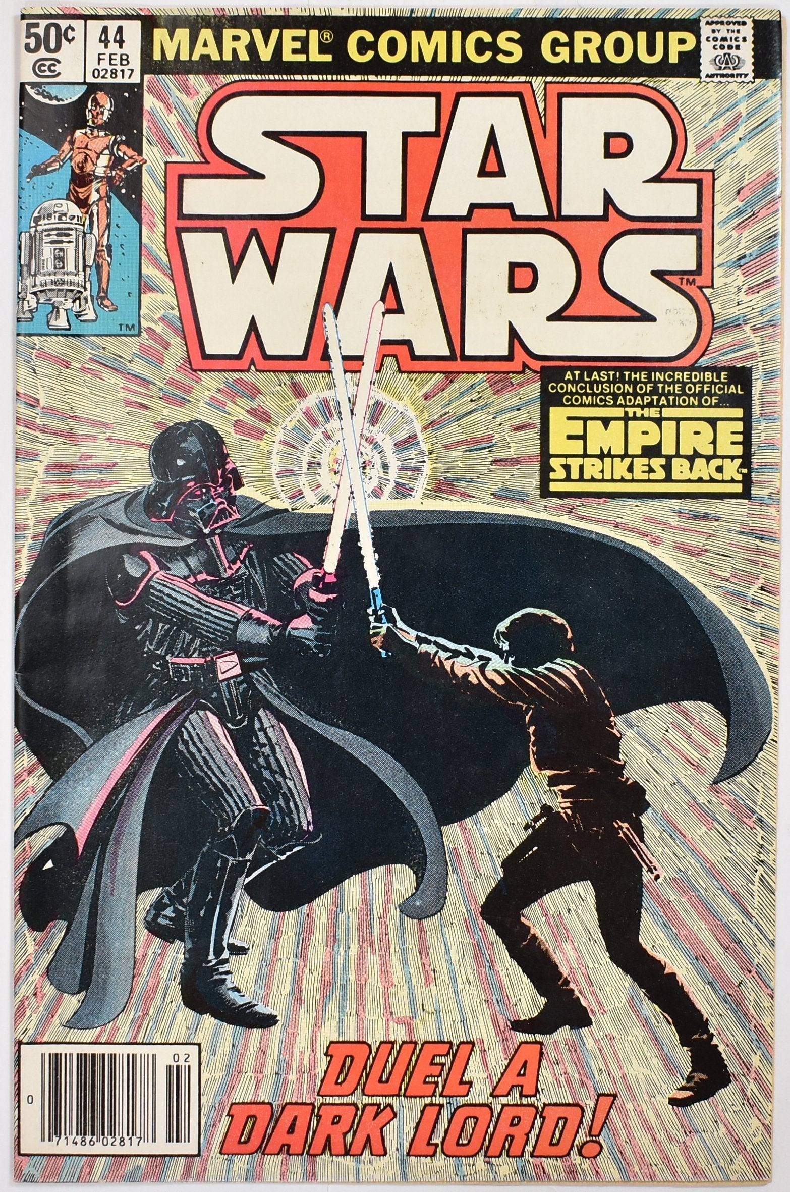 Star Wars Comic Book 44 FEB Marvel Comics Group The Greatest Space Fantasy Film