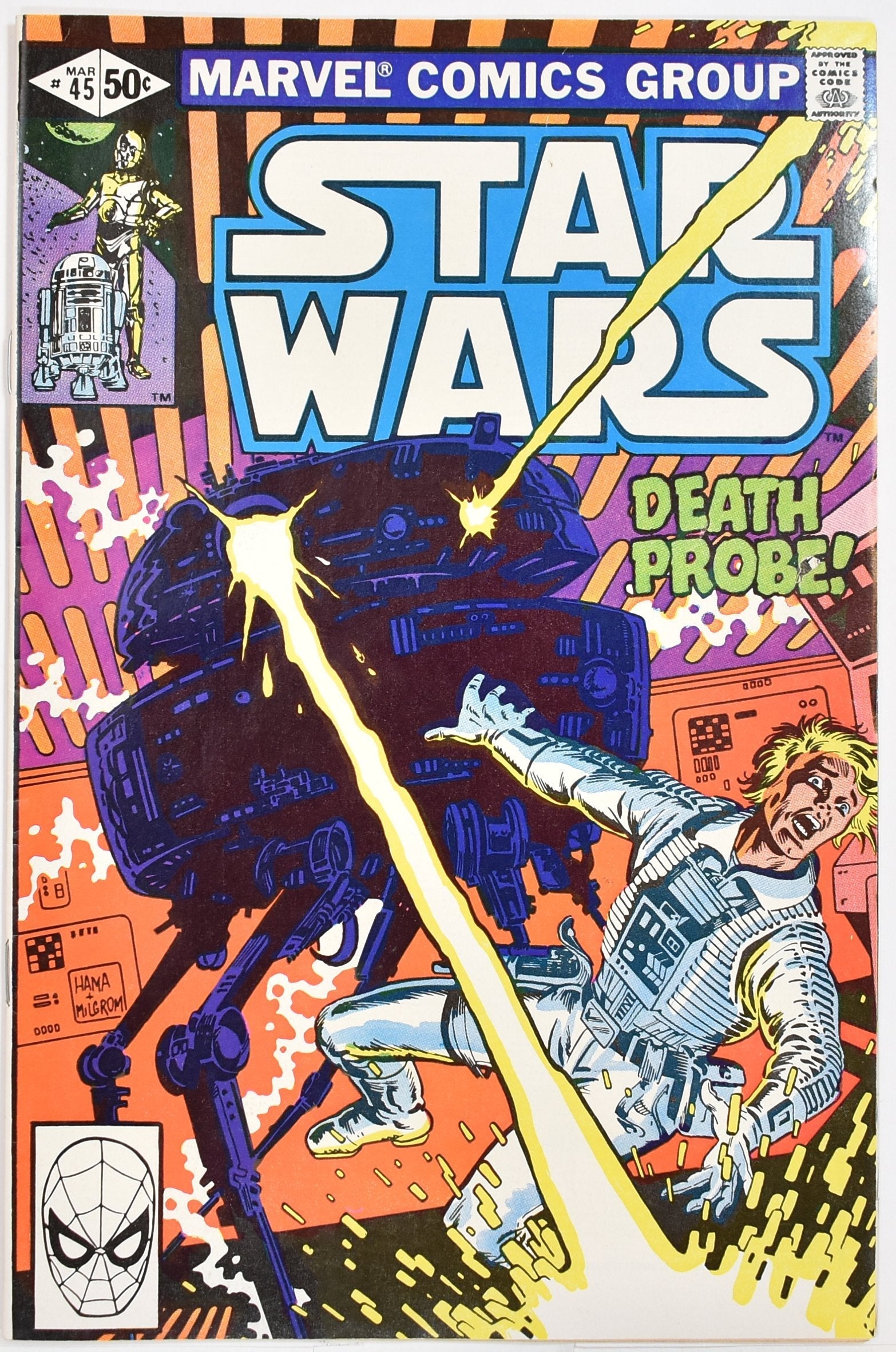 Star Wars Comic Book 45 MAR Marvel Comics Group The Greatest Space Fantasy Film