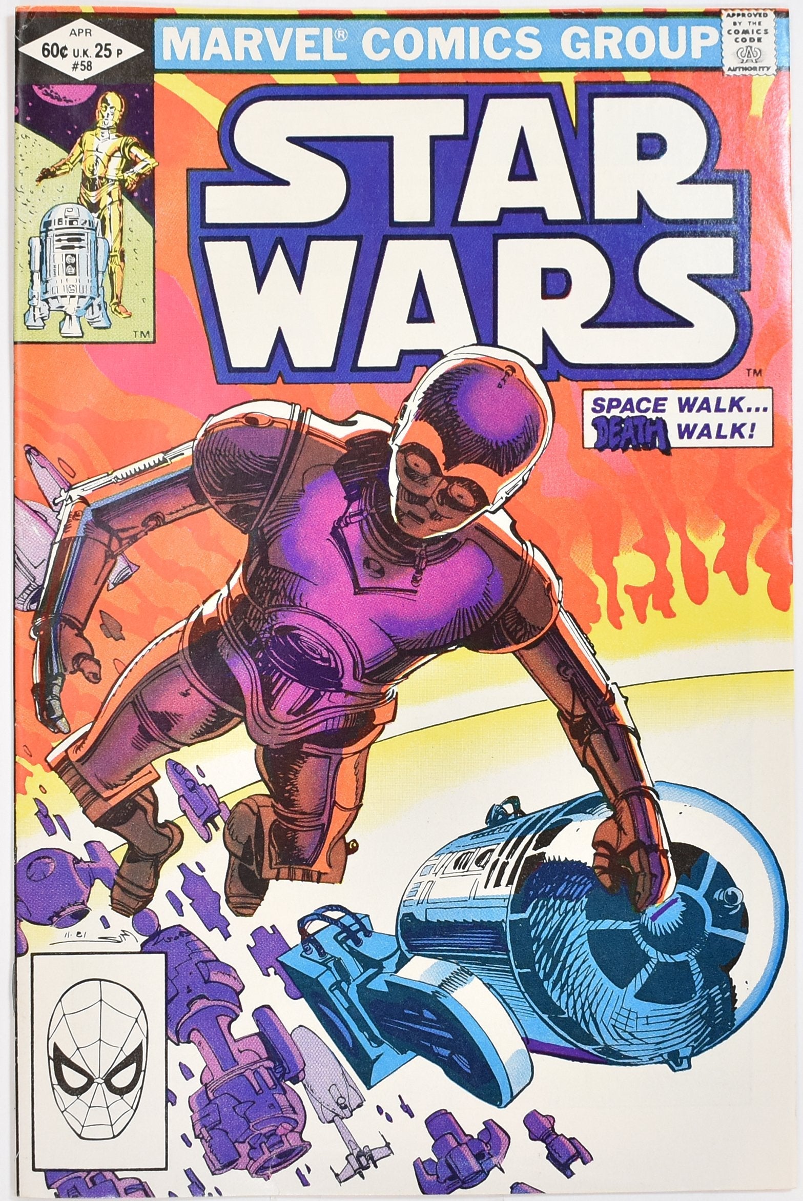 Star Wars Comic Book 58 Marvel Comics Group The Greatest Space Fantasy Film Of A