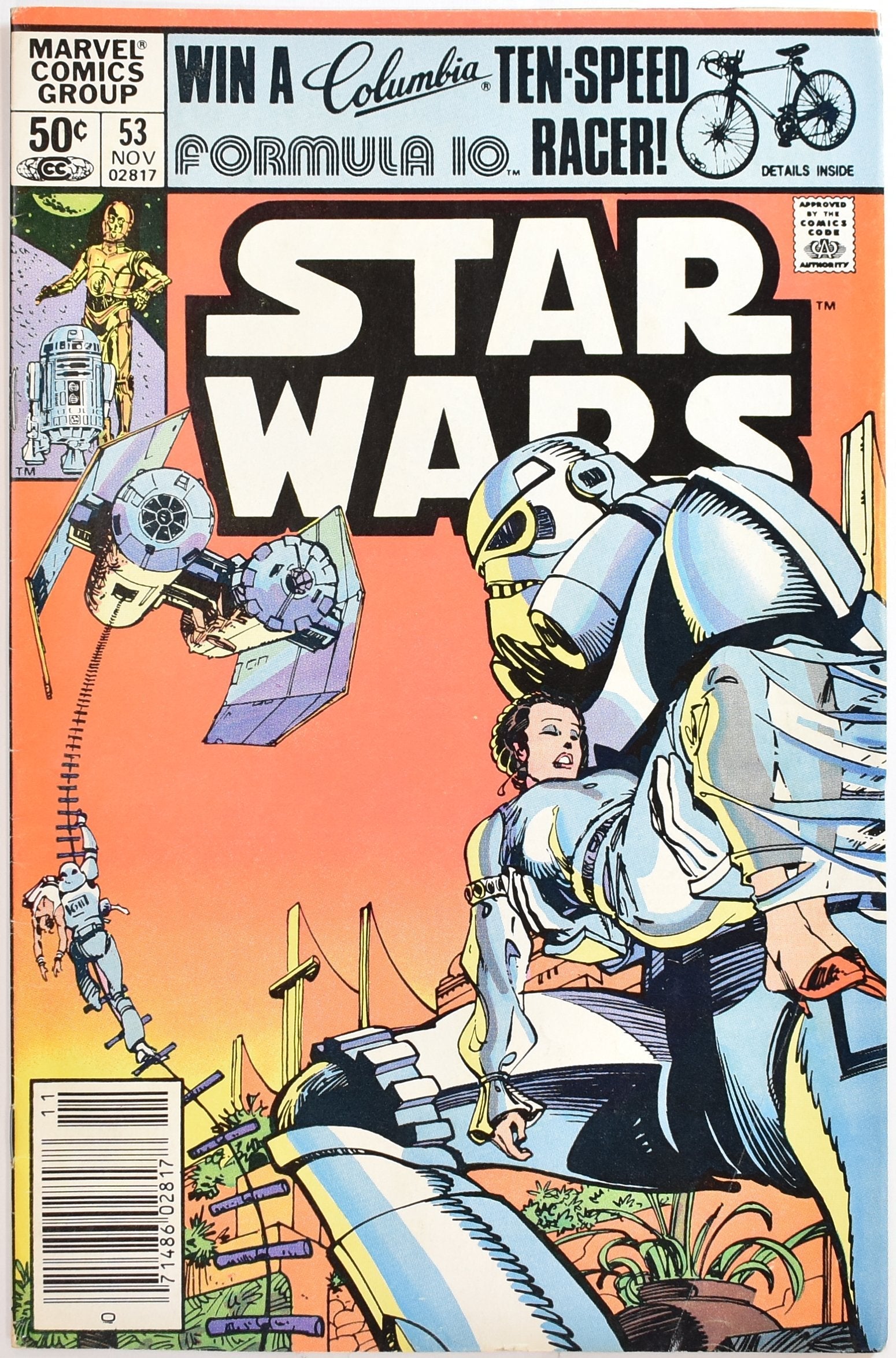 Star Wars Comic Book 53 NOV Marvel Comics Group The Greatest Space Fantasy Film
