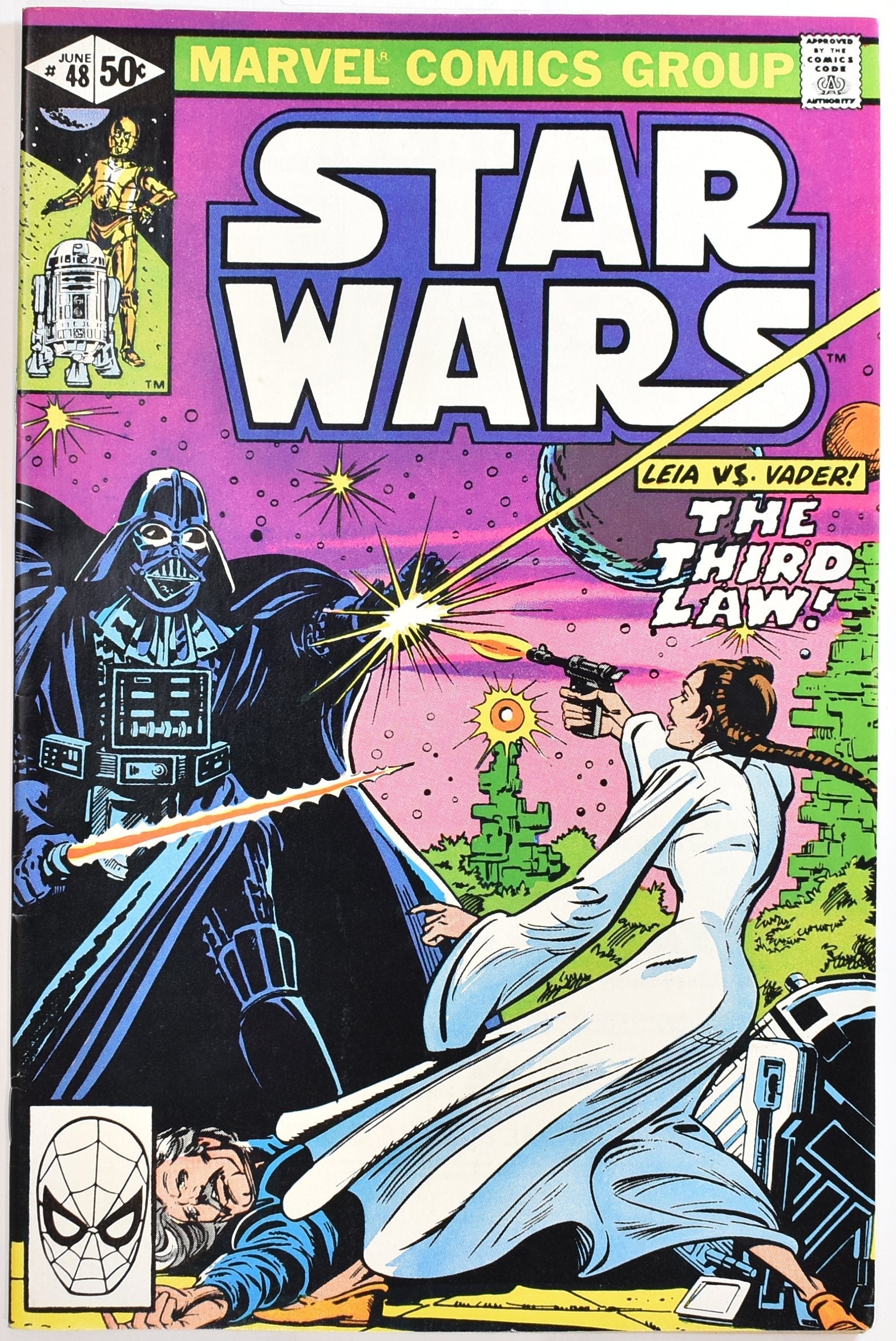 Star Wars Comic Book 48 Marvel Comics Group The Greatest Space Fantasy Film Of A