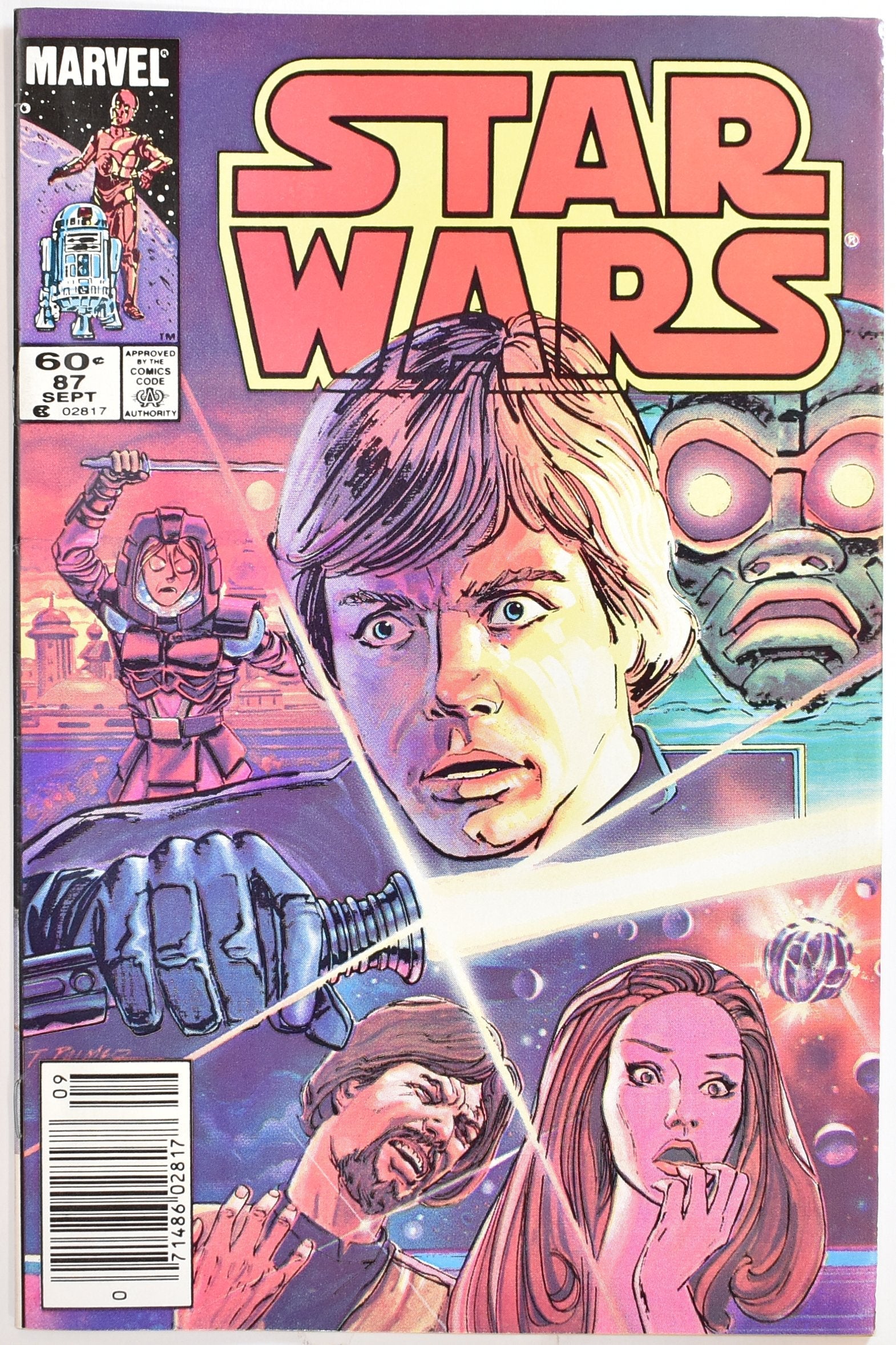Star Wars Comic Book 87 SEPT Marvel Comics Group The Greatest Space Fantasy Film