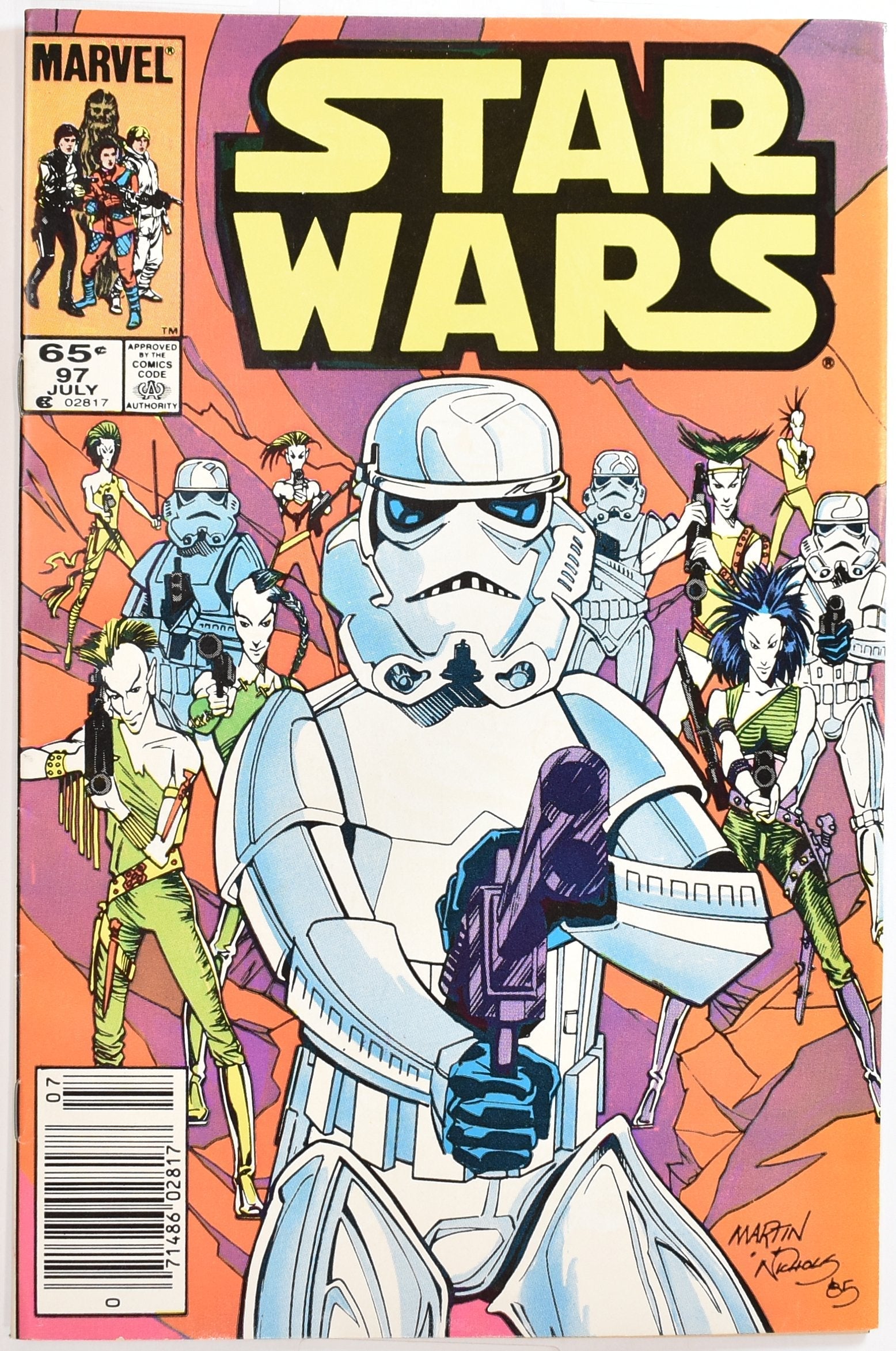 Star Wars Comic Book 97 JULY Marvel Comics Group The Greatest Space Fantasy Film