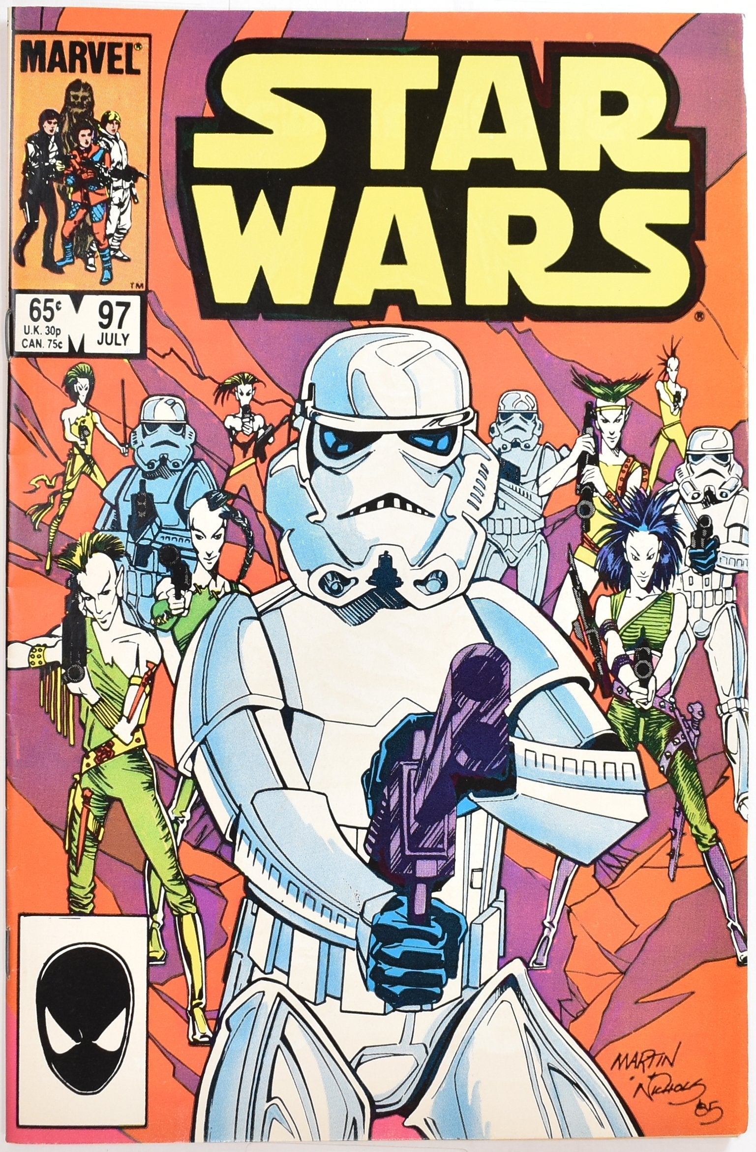 Star Wars Comic Book 97 Marvel Comics Group The Greatest Space Fantasy Film Of A