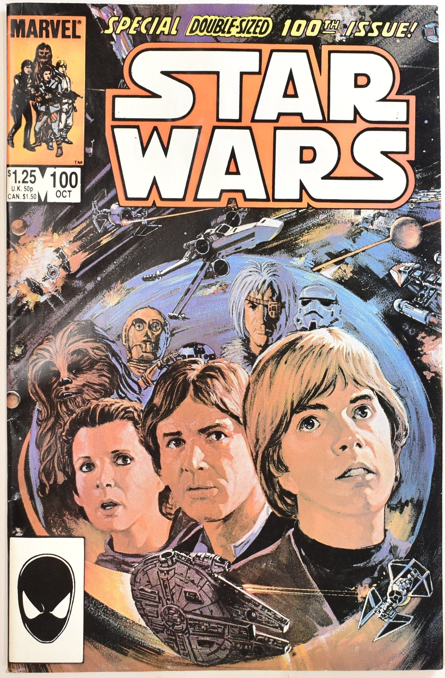 Star Wars Comic Book 100 OCT Marvel Comics Group The Greatest Space Fantasy Film