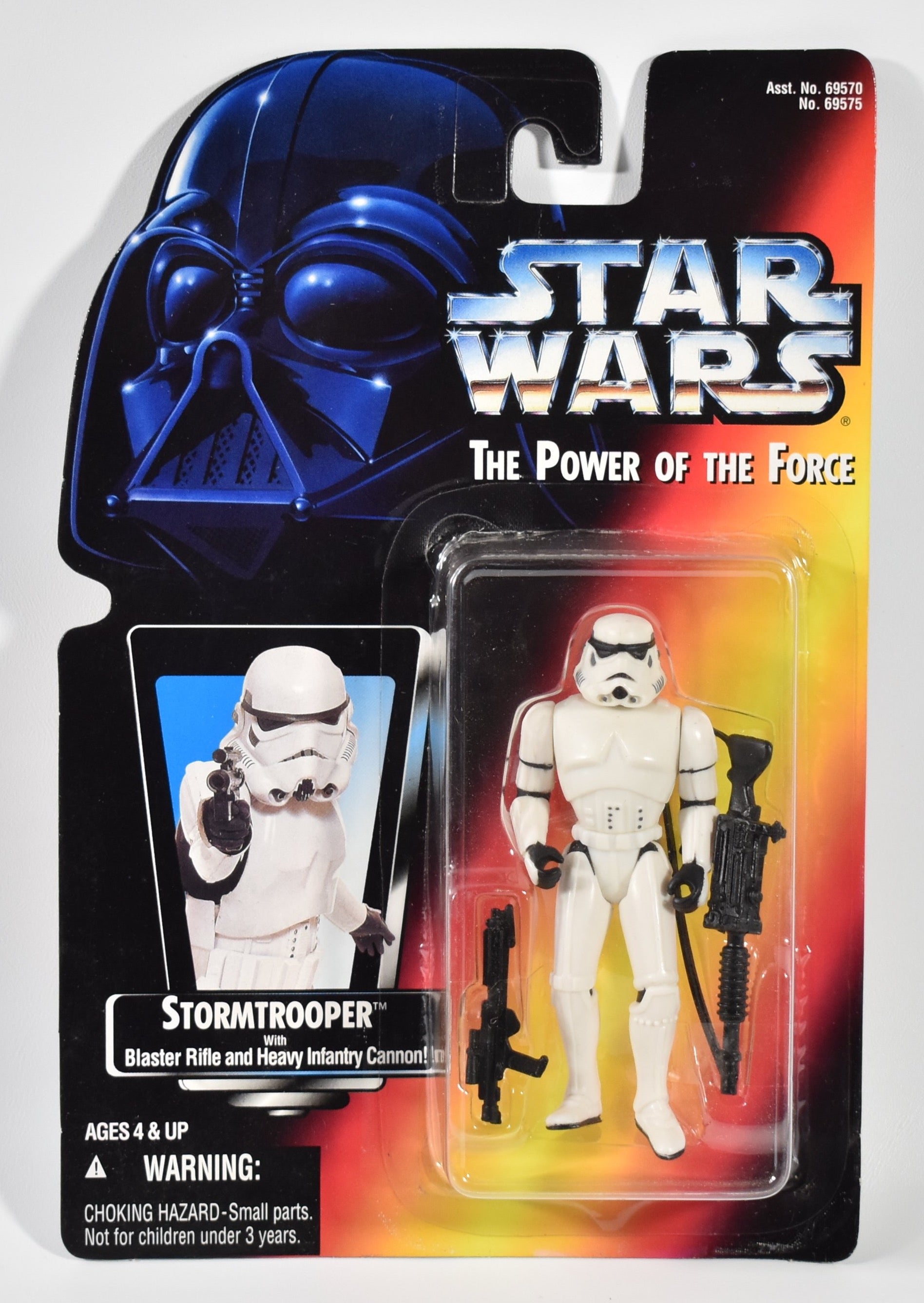 Star Wars Power Of the Force Orange Card Stormtrooper Blaster Rifle & Heavy Infantry Cannon Asst. 69571