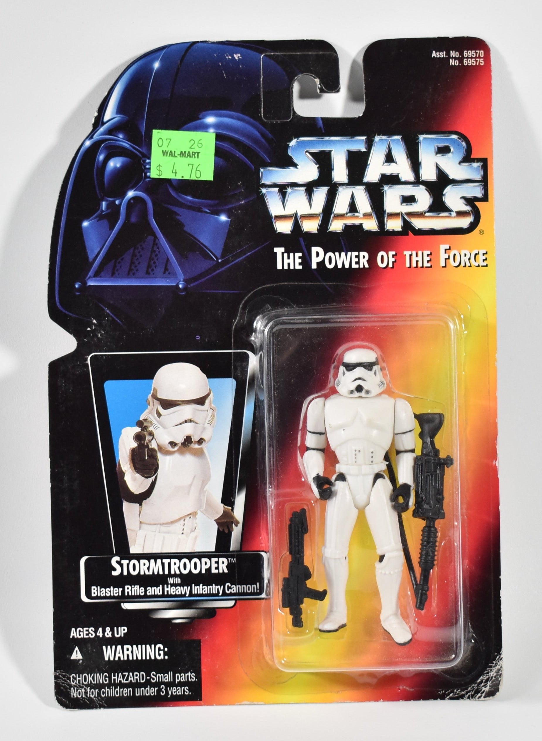 Star Wars Power Of the Force Orange Card Stormtrooper Blaster Rifle & Heavy Infantry Cannon Asst. 69573