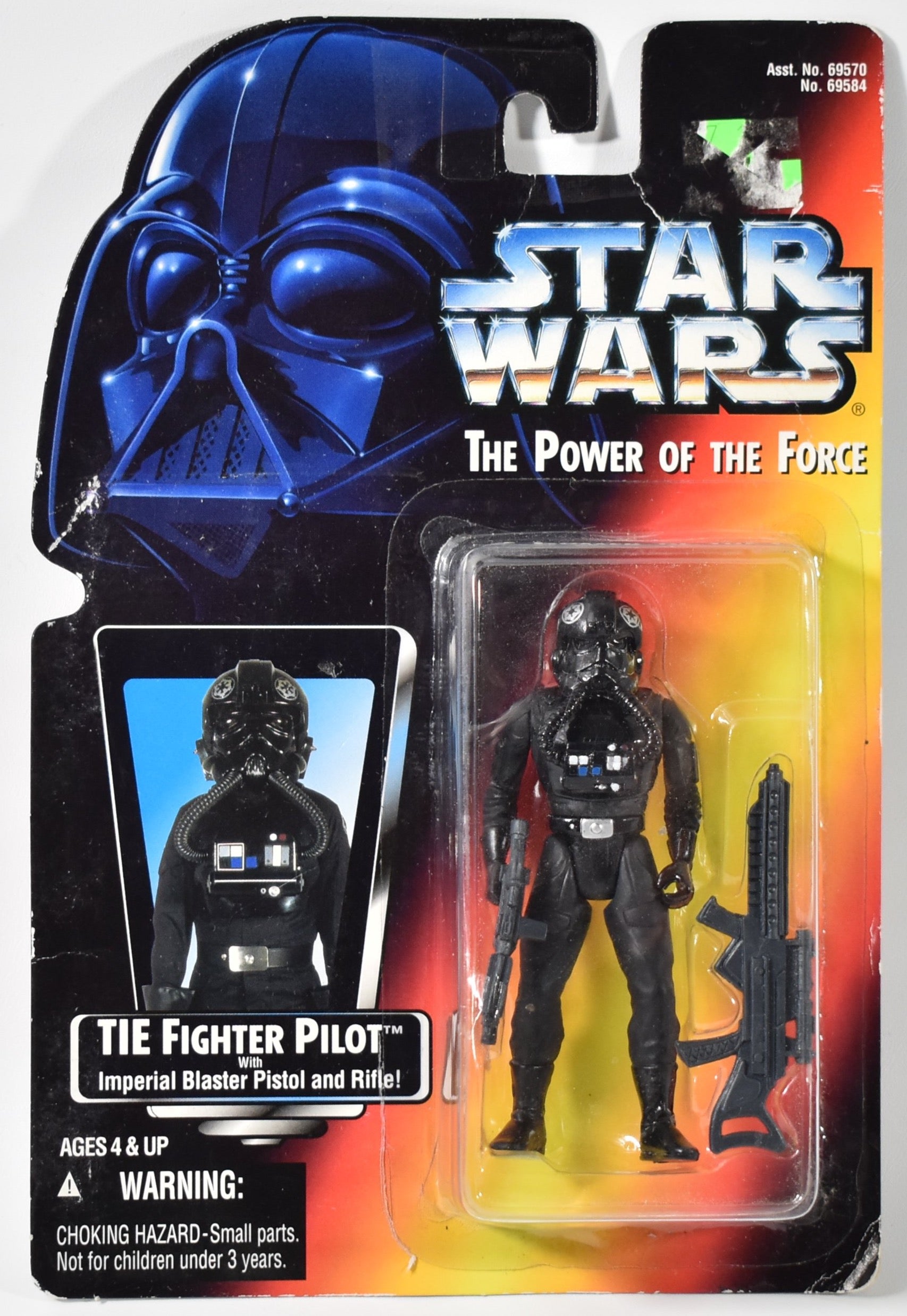 Star Wars Power Of the Force Orange Card Tie Fighter Pilot
