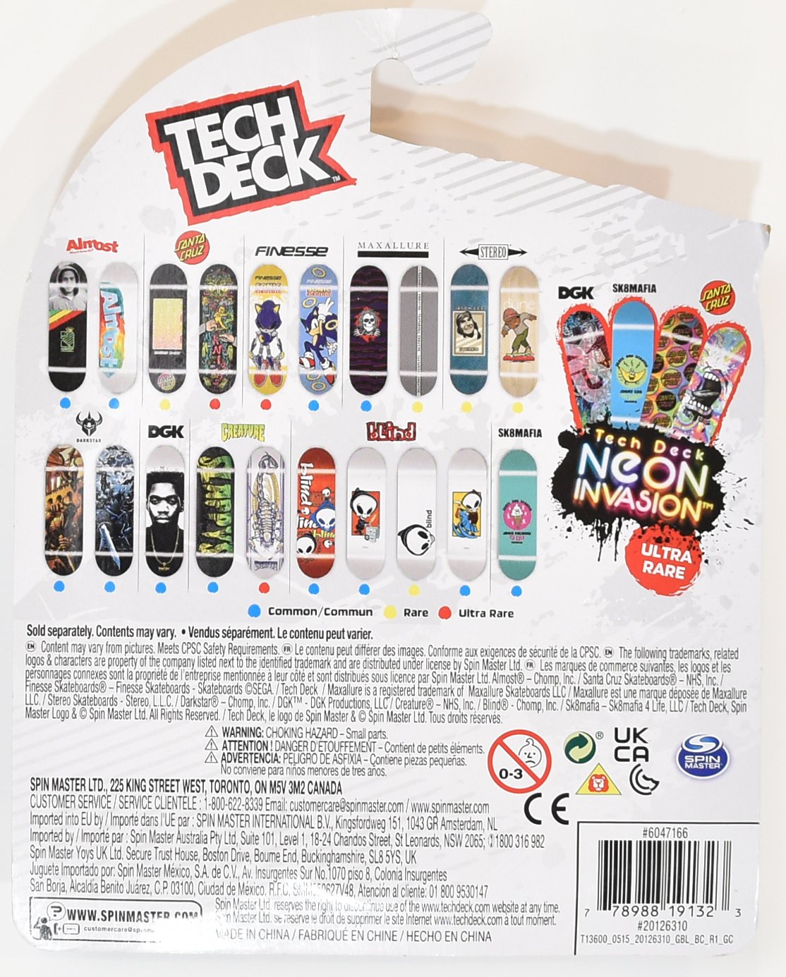 TECH DECK 2021 FINGER BOARD DARKSTAR MANOLO KNIGHT DARK BLUE SG603