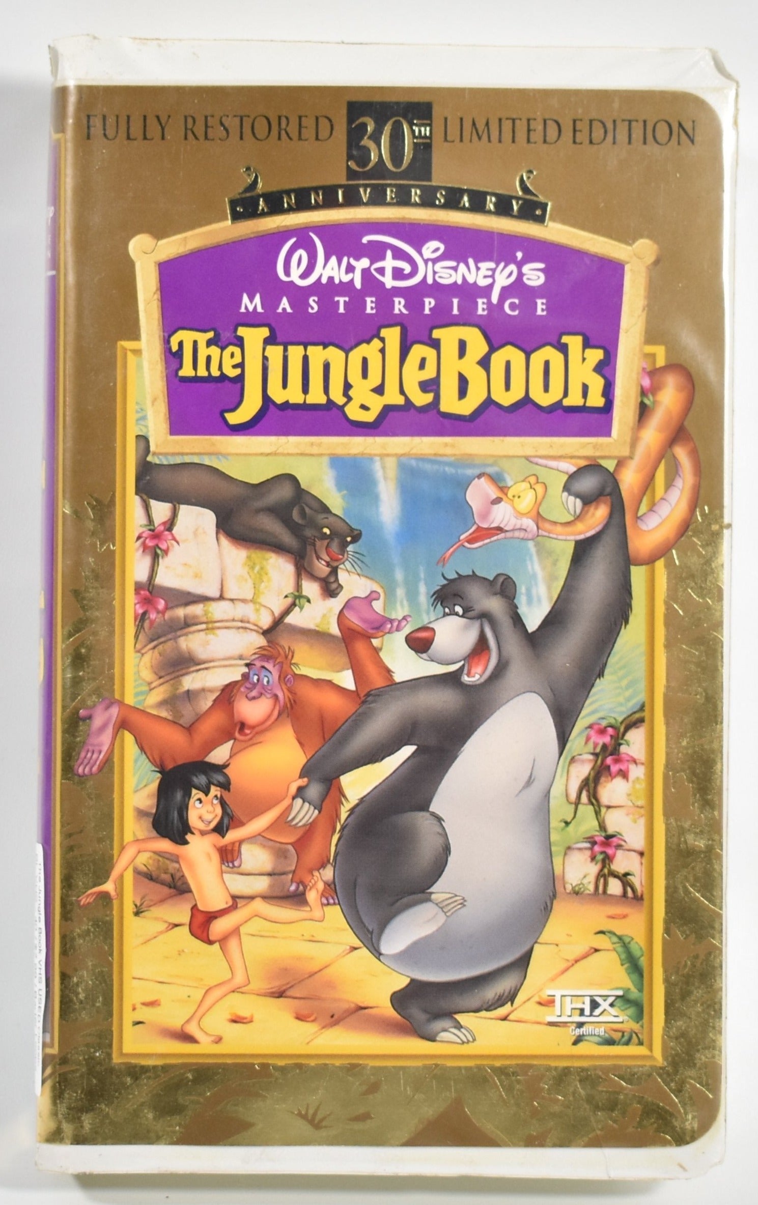 The Jungle Book VHS Cassette Tape Used Disney TESTED
