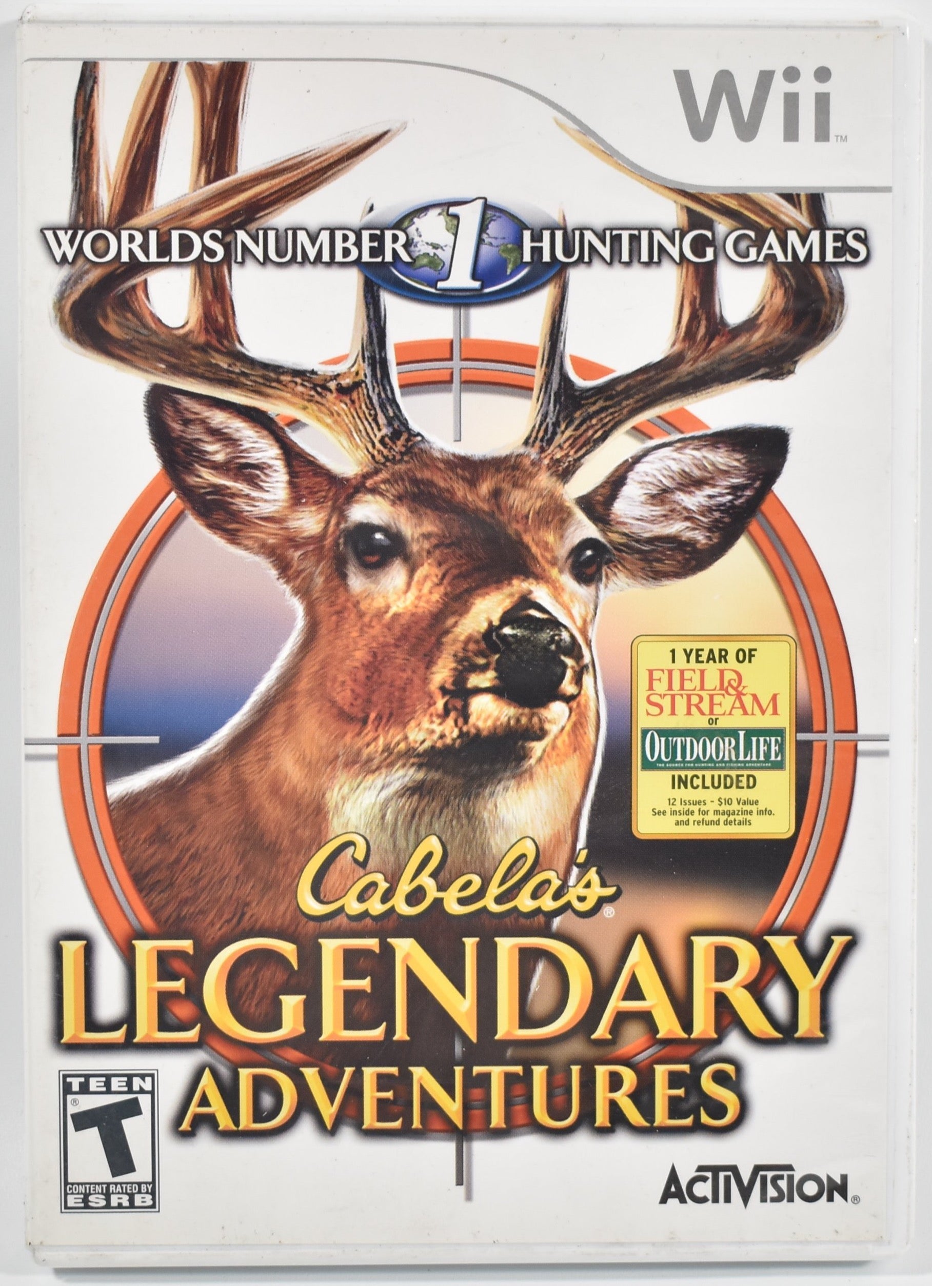 Cabelas Legendary Adventures Wii Game Used