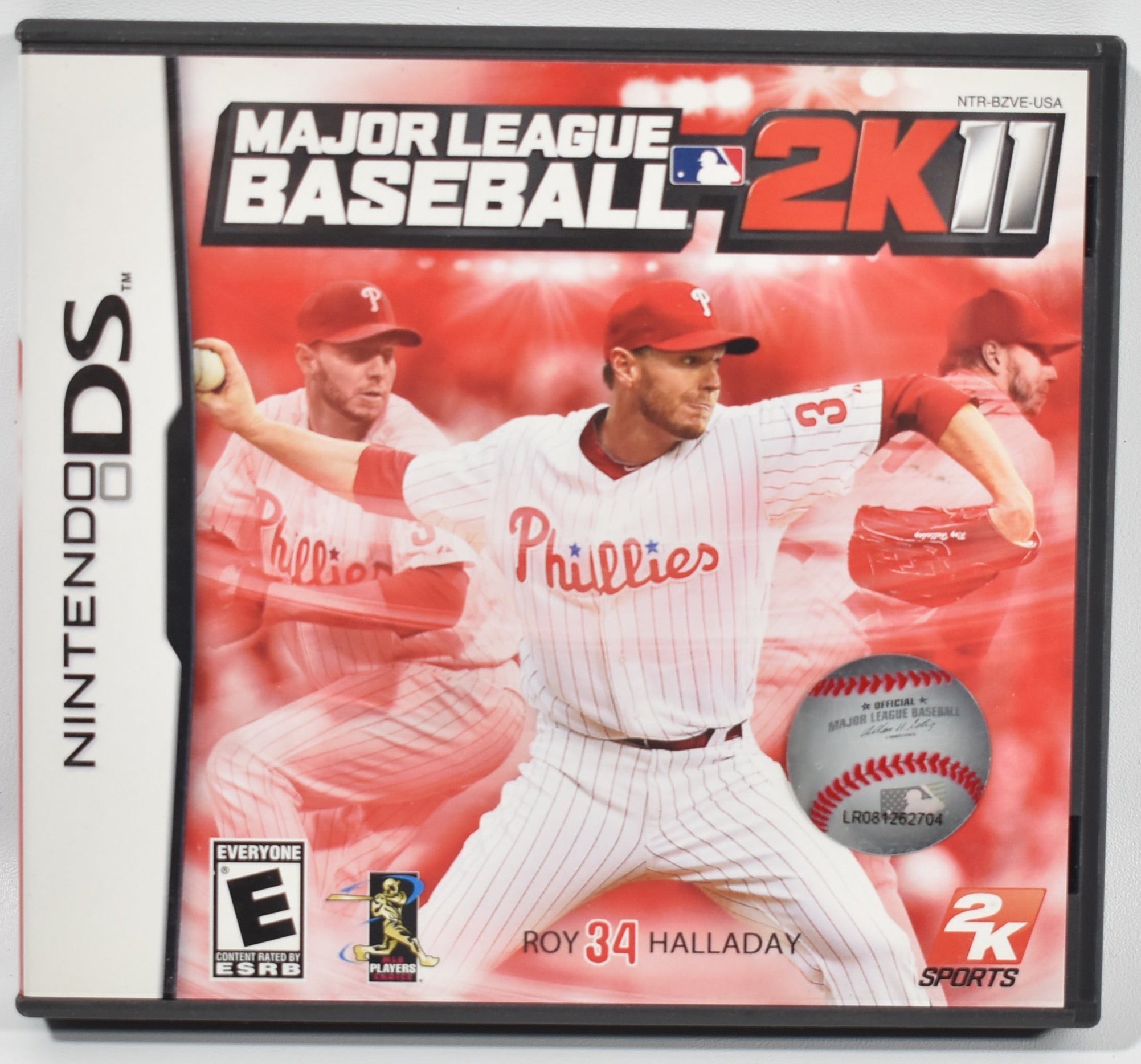 Major League Baseball 2K11 Ds Video Game Used