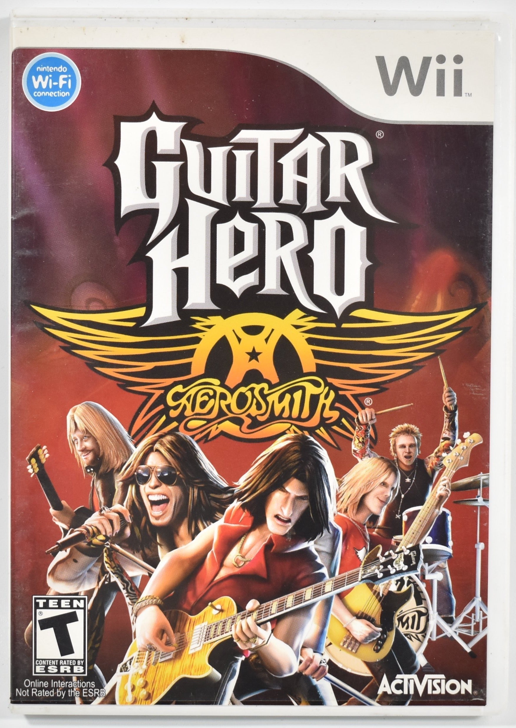 Guitar Hero Aerosmith Nintendo Wii Game Used Nintendo Video Game
