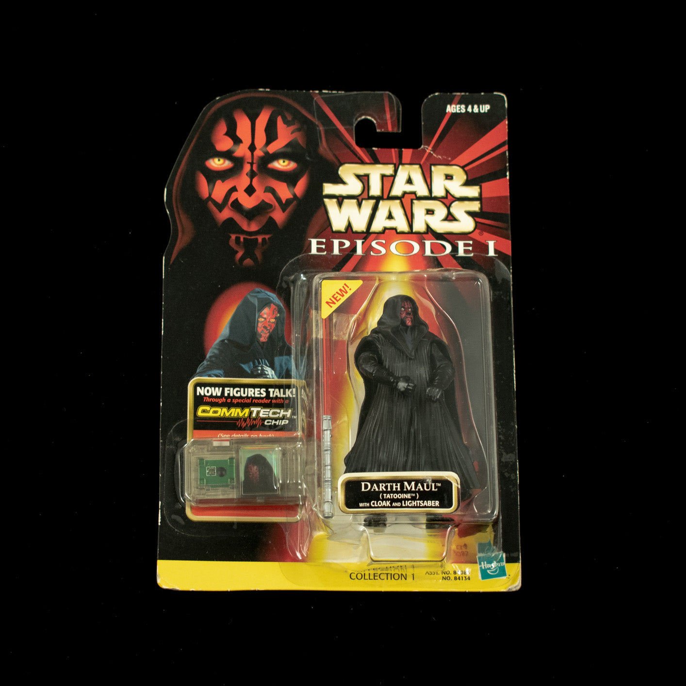 Star Wars Episode 1 Action Figure Darth Maul Tatooine Cloak Light Saber