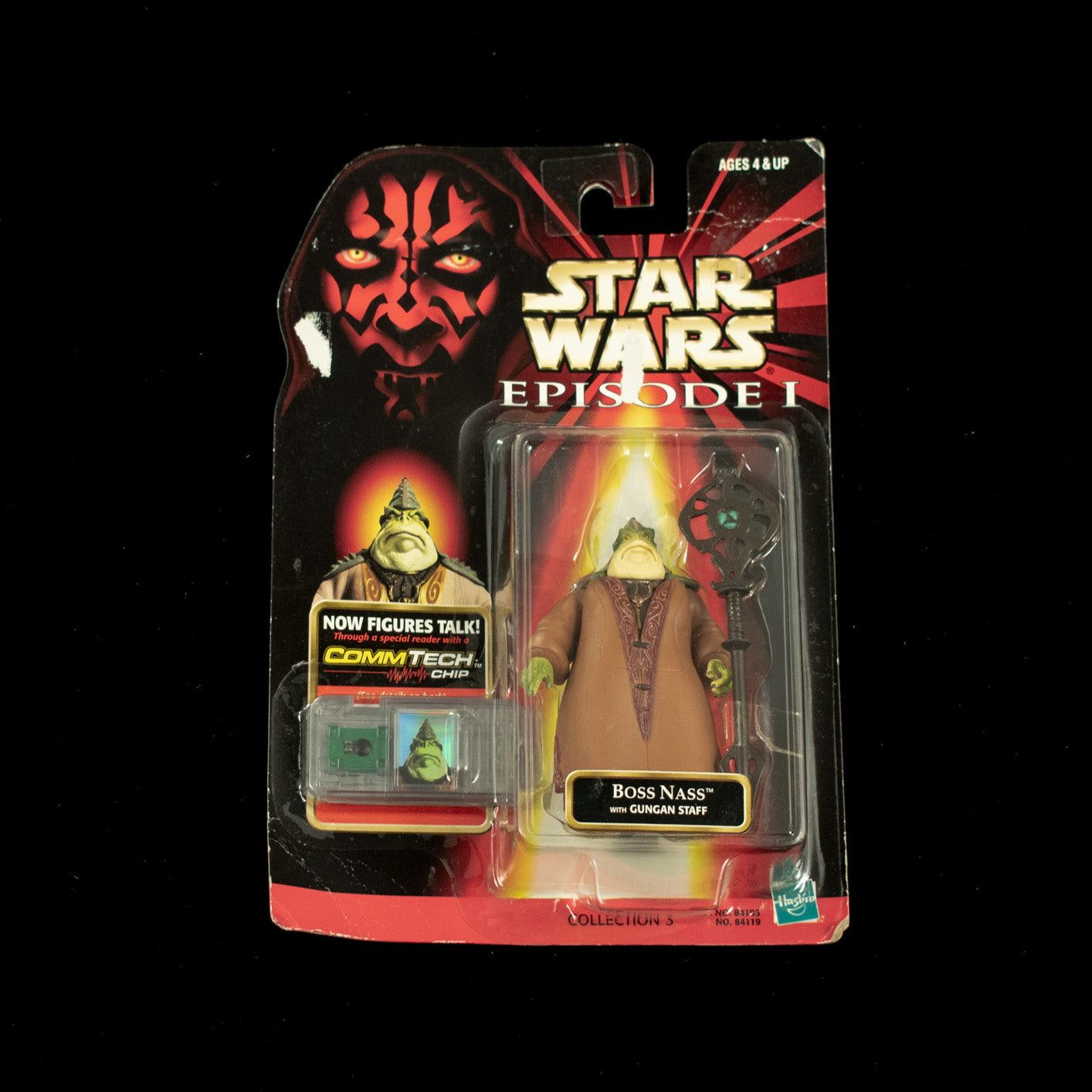 Star Wars Episode 1 Action Figure Boss Nass Gungan Staff