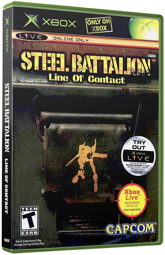 Steel Battalion - Line of Contact Used Microsoft XBOX Original Video Game