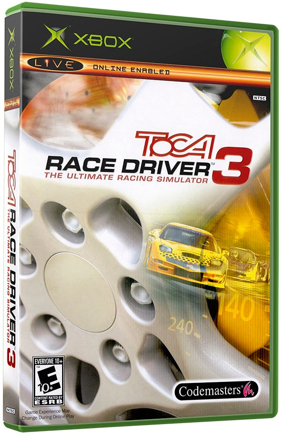 TOCA Race Driver 3 Used Microsoft XBOX Original Video Game