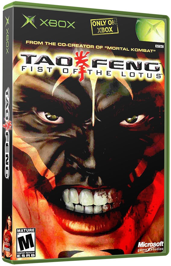 Tao Feng - Fist of the Lotus Used Microsoft XBOX Original Video Game
