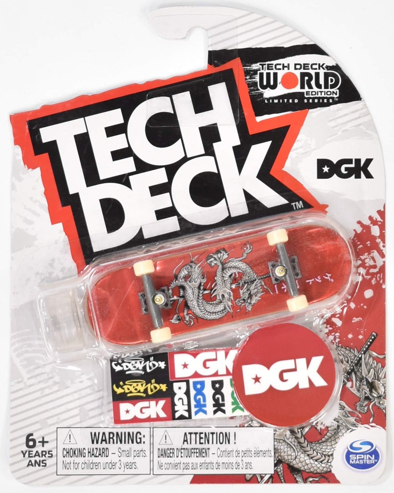 Tech Deck DGK Tech Deck World Edition Limited Series Spin Master Mini Skateboard