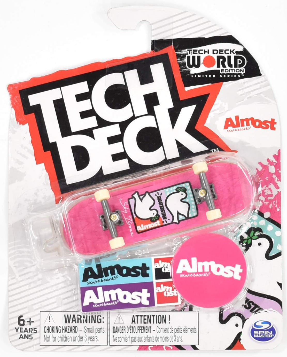Tech Deck Almost Skateboards Spin Master Ultra Rare NEW Sky Brown