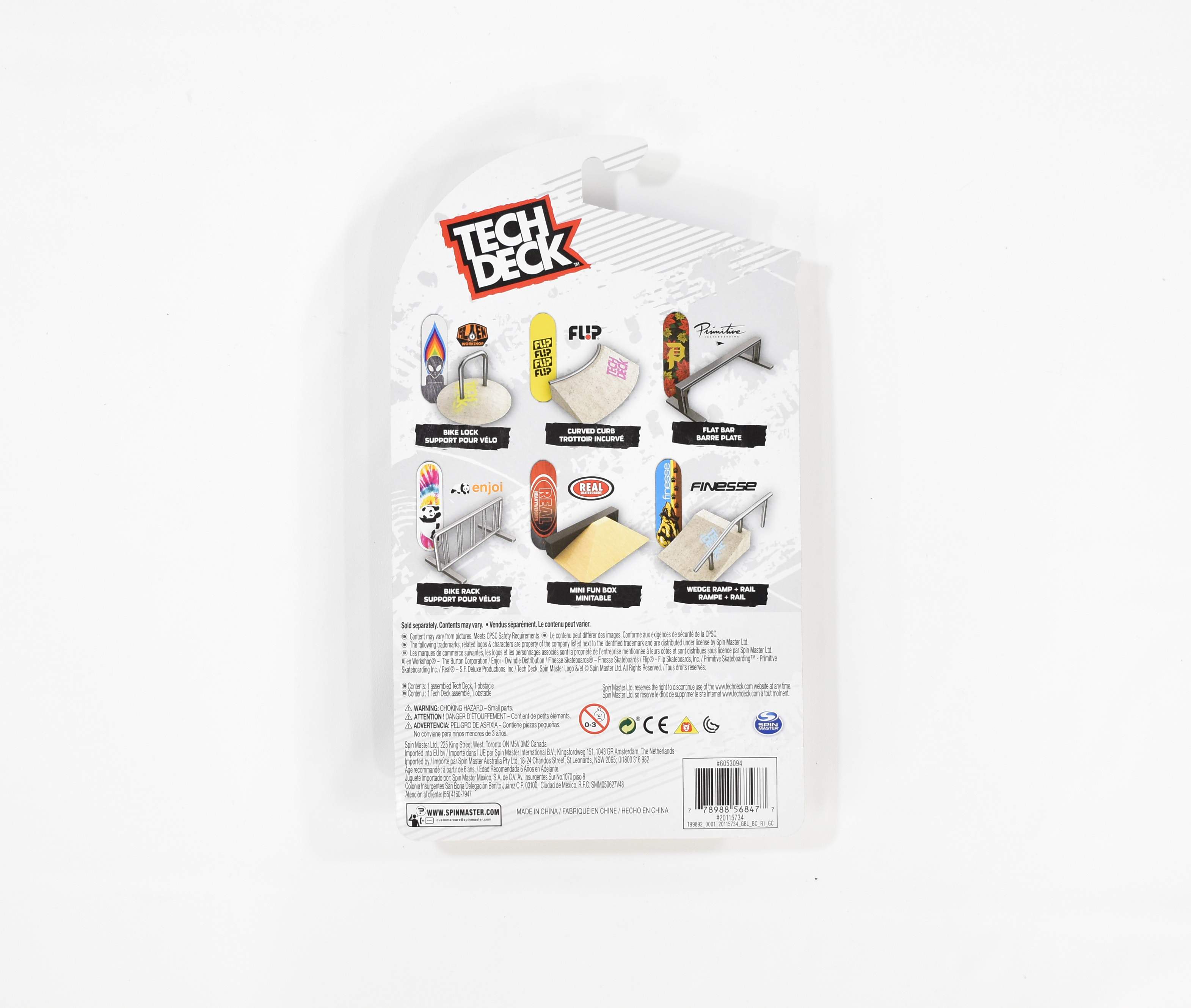 Tech Deck Street Hits Obstacle Mini Fun Box Spin Master Real Skateboards 