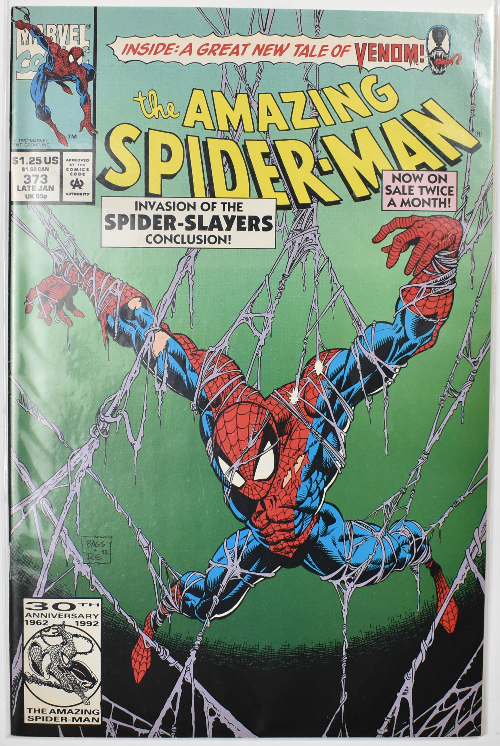 The Amazing Spider Man Marvel Comic Book 373