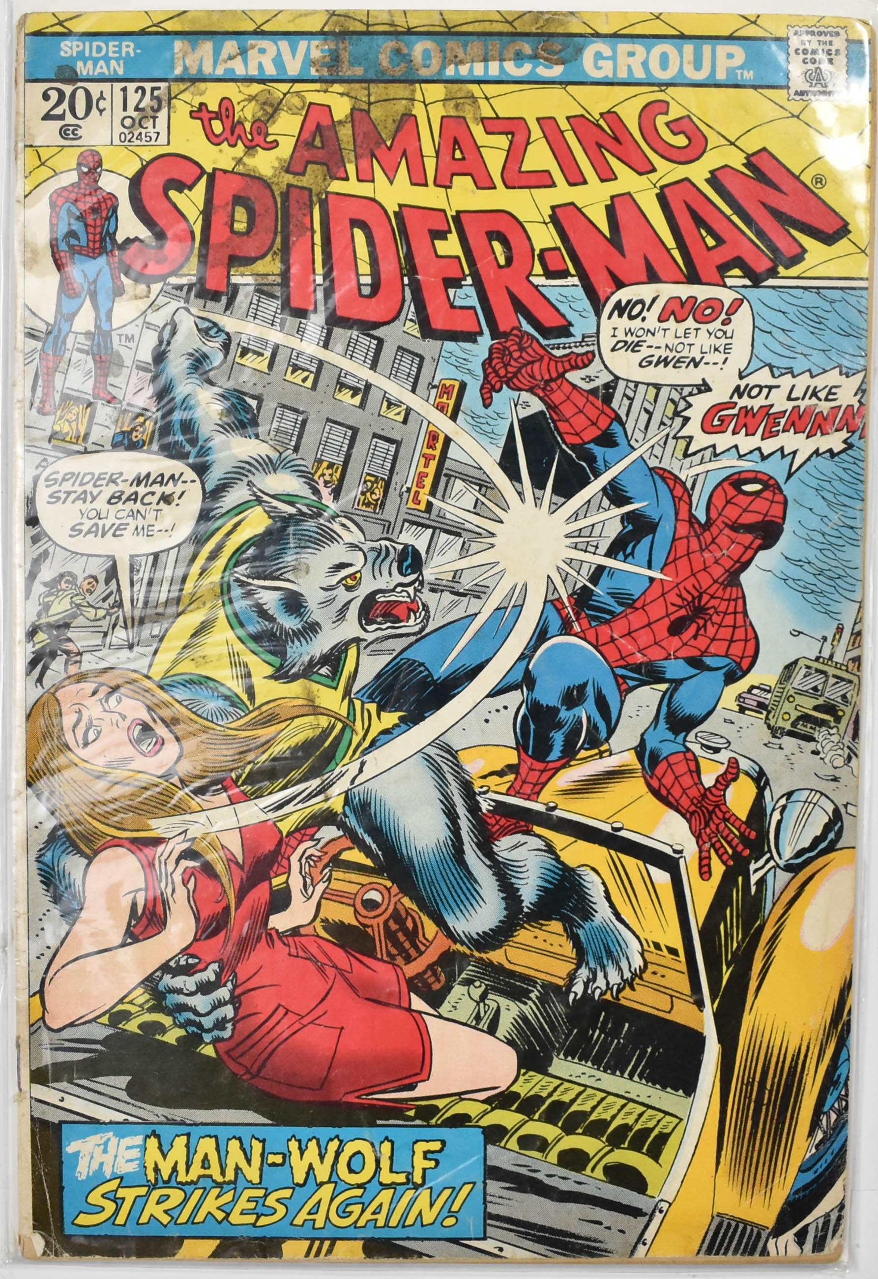 The Amazing Spider Man Marvel Comic Book 125
