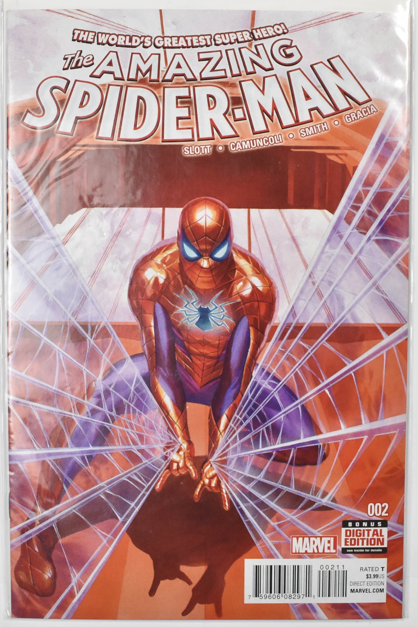 The Amazing Spider Man Marvel Comic Book 2 Worlds Greatest Super Hero